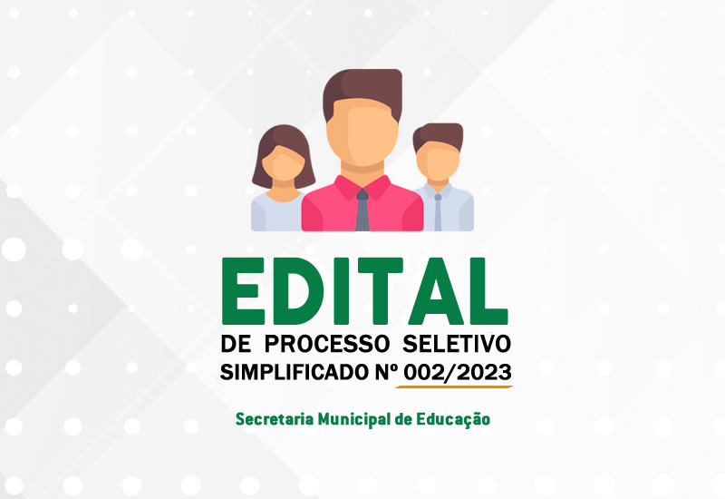 Edital 001-2018 processo seletivo SMECD » Prefeitura Municipal de Mormaço/RS